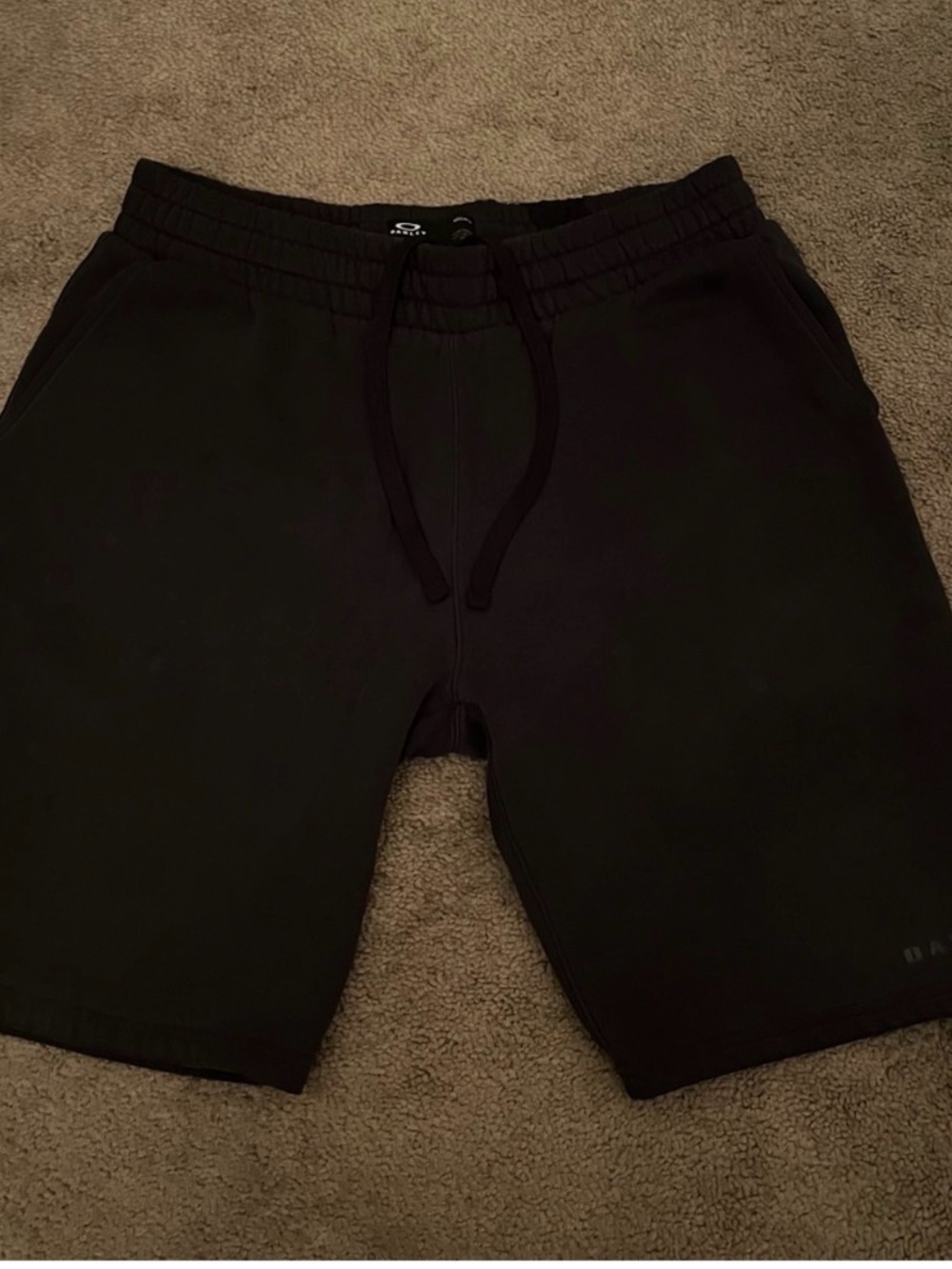 Oakley Men's Black Athletic Drawstring Shorts